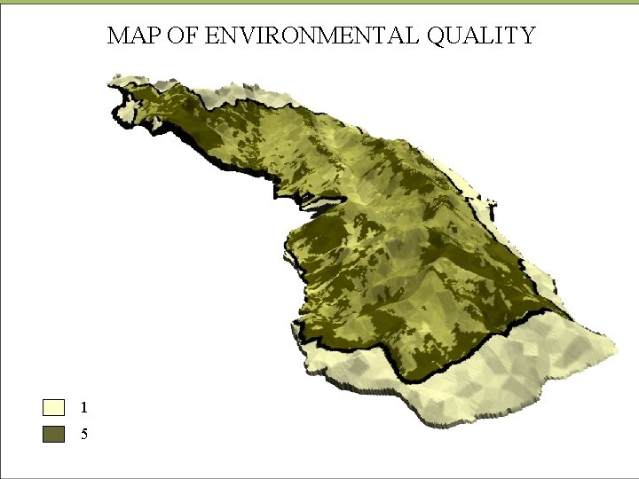 MAP OF ENVIRONMENTAL QUALITY 1 5 