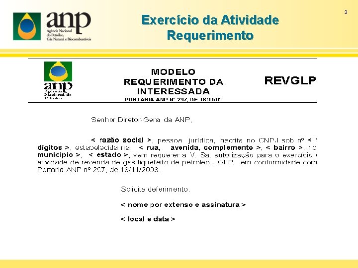 Exercício da Atividade Requerimento 3 