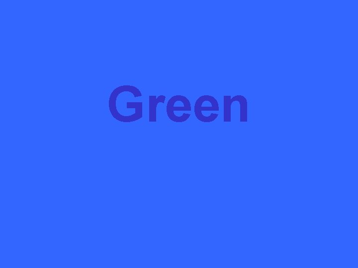Green 