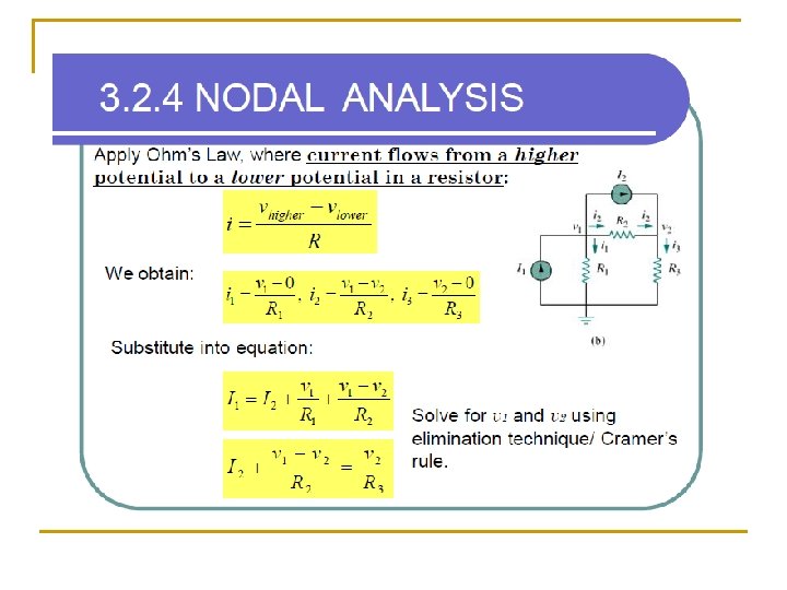 3. 2. 4 NODAL ANALYSIS 