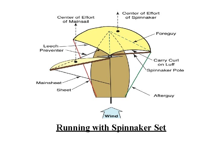 Running with Spinnaker Set 
