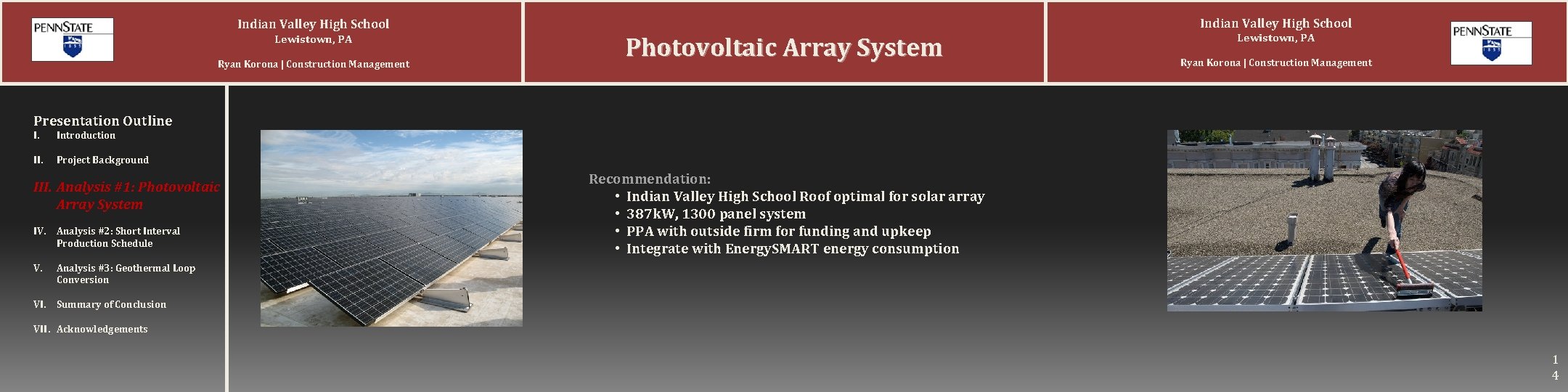 Indian Valley High School Lewistown, PA Ryan Korona | Construction Management Indian Valley High Indian Valley High School Lewistown, PA Ryan Korona | Construction Management Indian Valley High