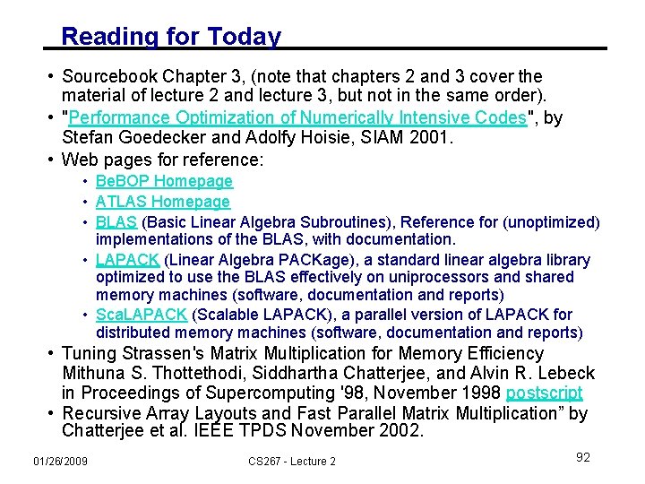 Reading for Today • Sourcebook Chapter 3, (note that chapters 2 and 3 cover