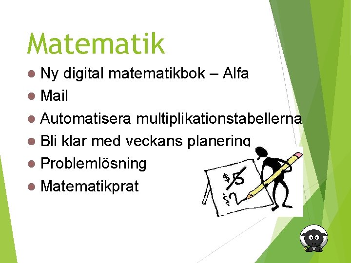 MATEMAT IK Matematik Ny digital matematikbok – Alfa Mail Automatisera multiplikationstabellerna Bli klar med