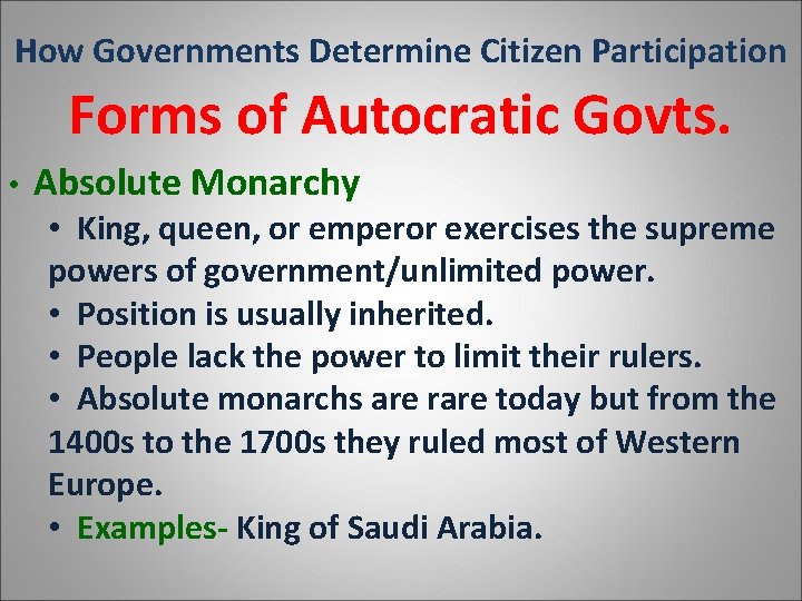 Governmentcivics Domain Social Studies Compare Contrast Various Forms