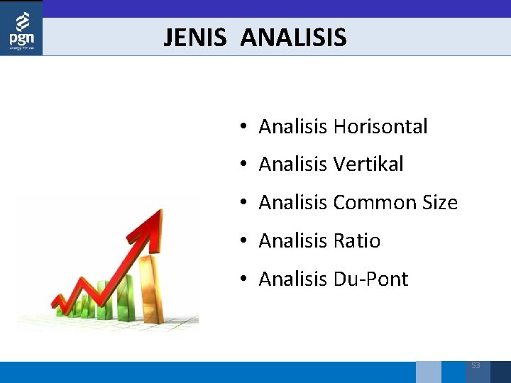 JENIS ANALISIS • Analisis Horisontal • Analisis Vertikal • Analisis Common Size • Analisis