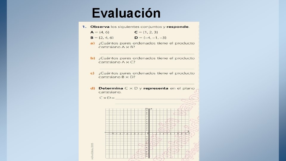 Evaluación 