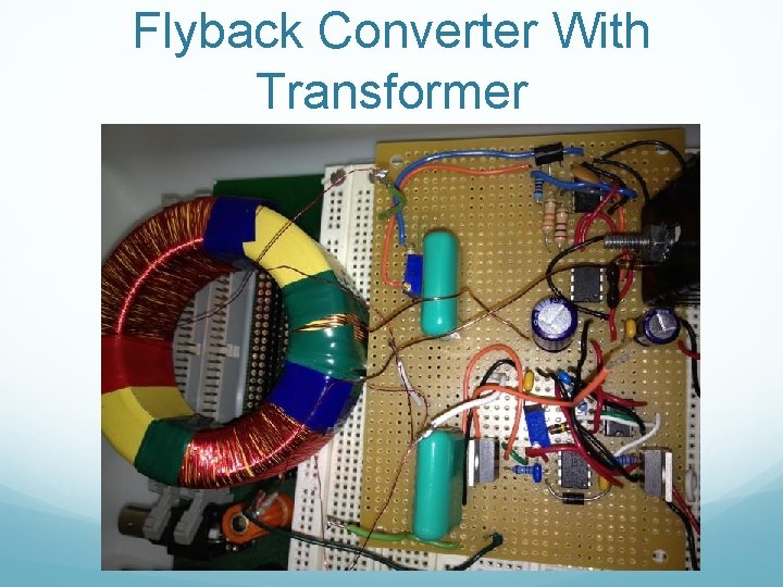 Flyback Converter With Transformer 