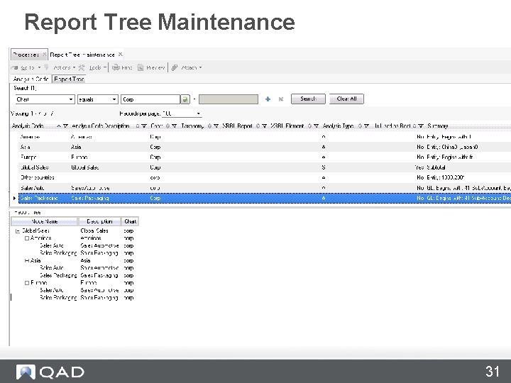 Report Tree Maintenance 31 