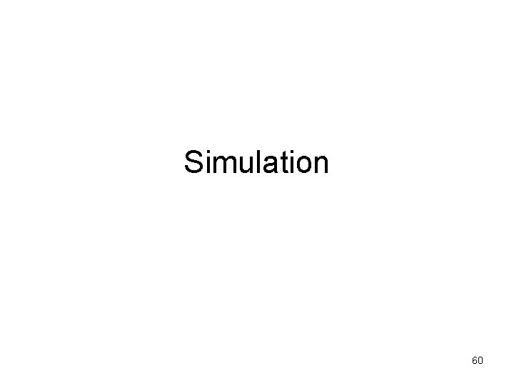 Simulation 60 