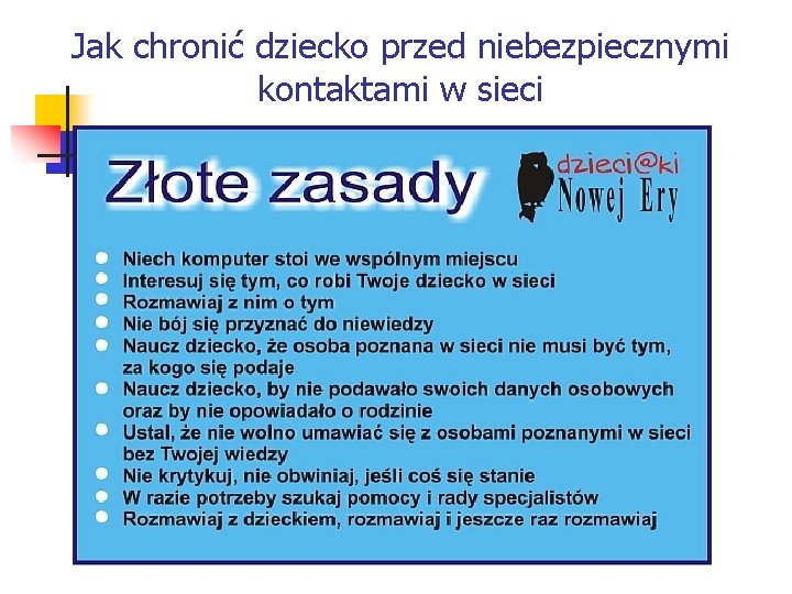 Jak chronić dziecko przed niebezpiecznymi kontaktami w sieci 