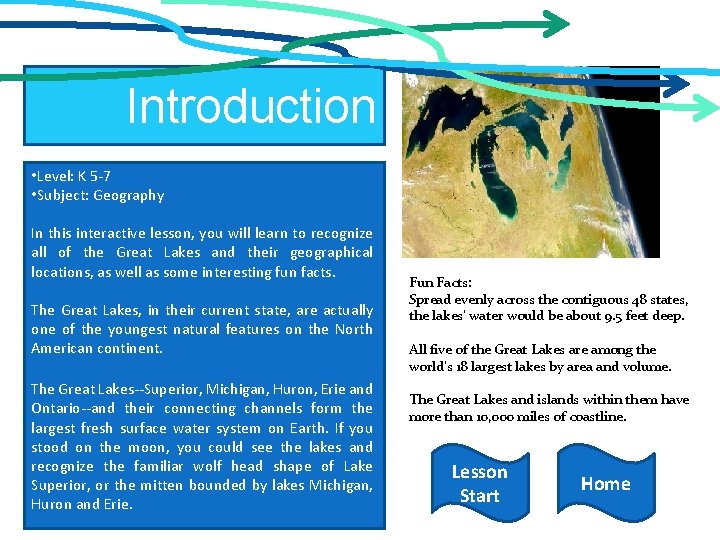 Introduction • Level: K 5 -7 • Subject: Geography In this interactive lesson, you