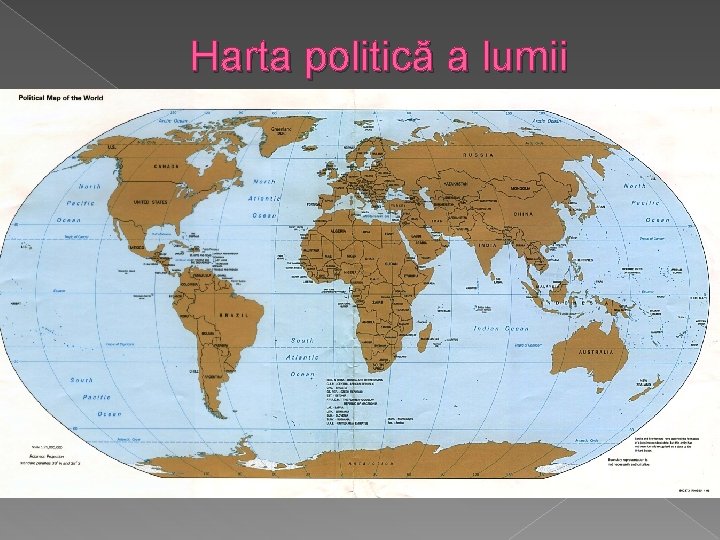 Harta politică a lumii 