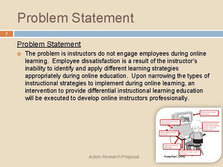 Problem Statement 2 Problem Statement £ The problem is instructors do not engage employees