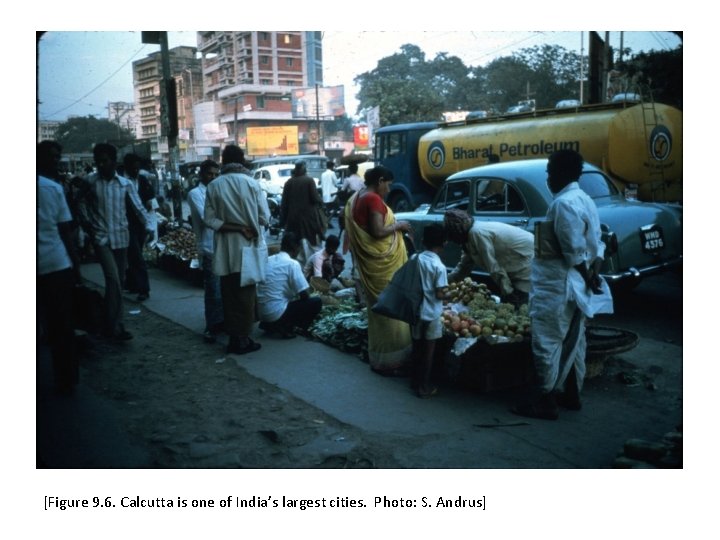 [Figure 9. 6. Calcutta is one of India’s largest cities. Photo: S. Andrus] 