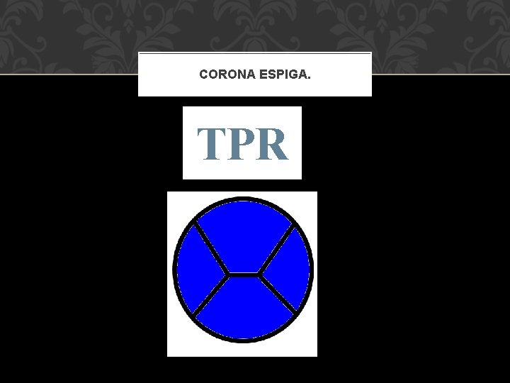 CORONA ESPIGA. TPR 