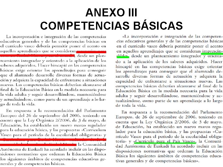 ANEXO III COMPETENCIAS BÁSICAS 