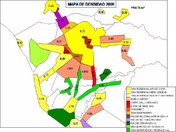 MW/Km 2 ELECTRONORTE S. A. Una Empresa del Grupo DISTRILUZ 19 