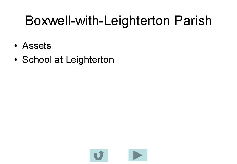 Boxwell-with-Leighterton Parish • Assets • School at Leighterton 