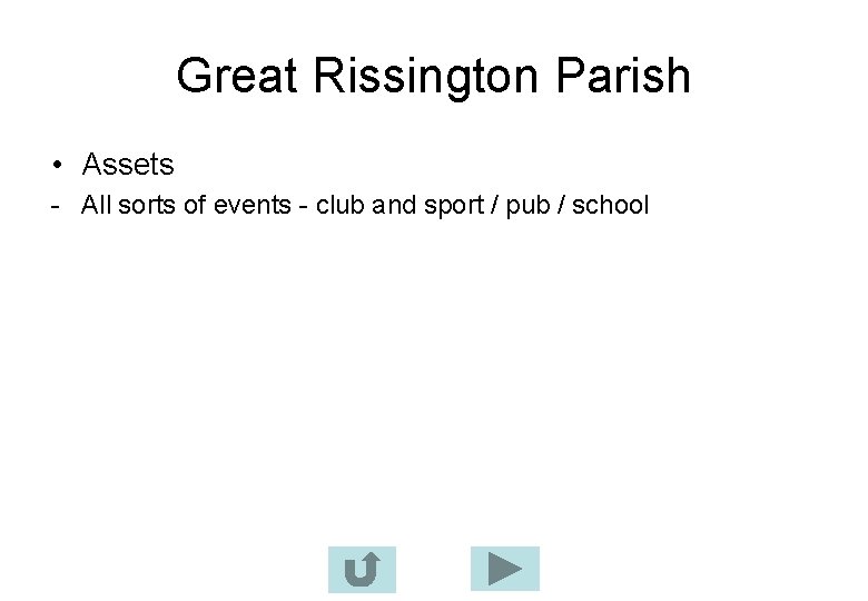 Great Rissington Parish • Assets - All sorts of events - club and sport