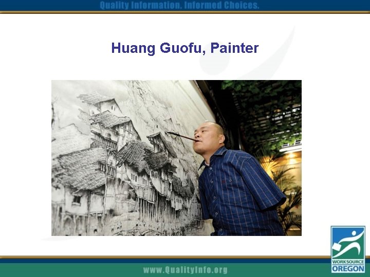 Huang Guofu, Painter 