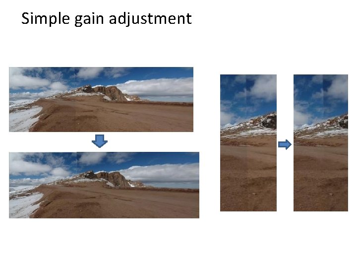 Simple gain adjustment 