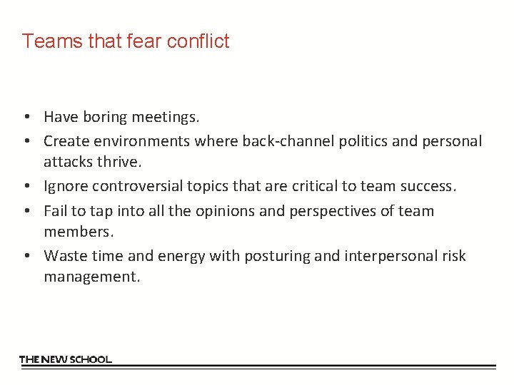 The five dysfunctions of a team The Five