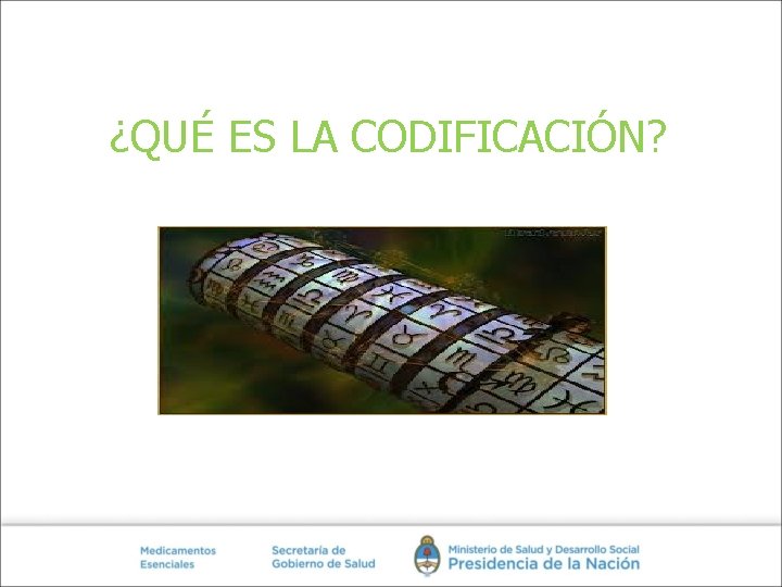 ¿QUÉ ES LA CODIFICACIÓN? 