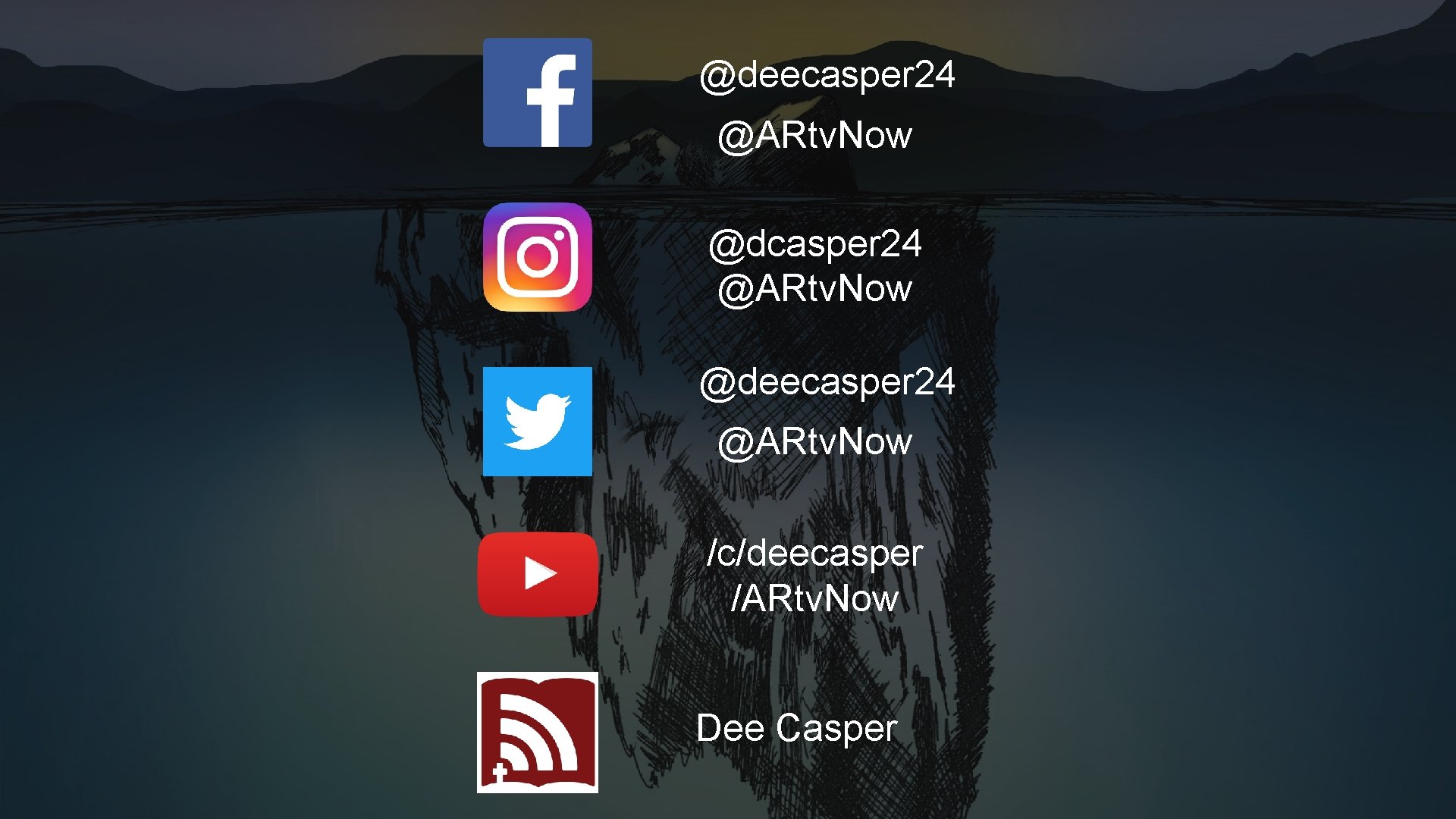 @deecasper 24 @ARtv. Now /c/deecasper /ARtv. Now Dee Casper @deecasper 24 @ARtv. Now /c/deecasper /ARtv. Now Dee Casper
