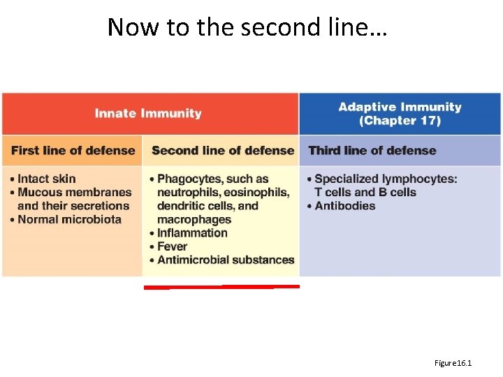 Now to the second line… Figure 16. 1 