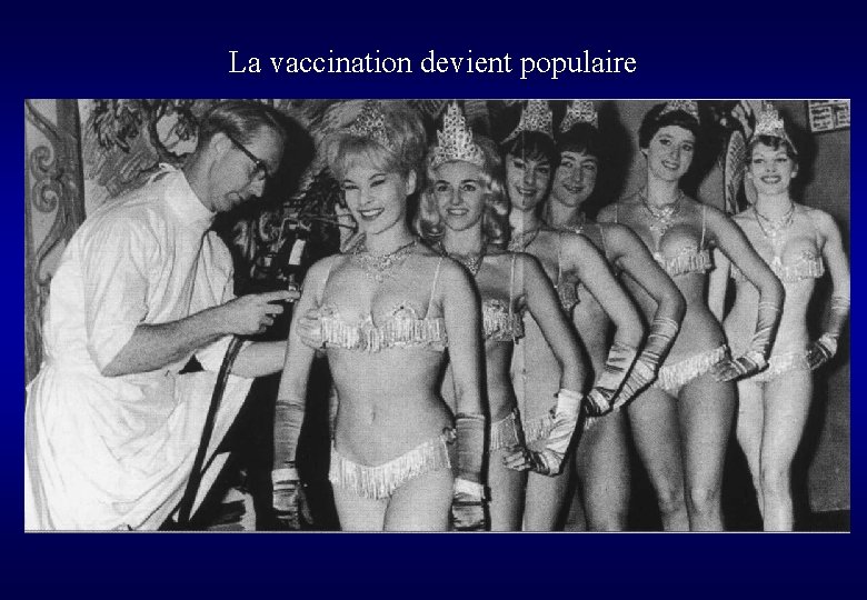 La vaccination devient populaire 