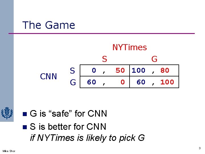 The Game NYTimes CNN S G S 0 , 60 , G 50 100