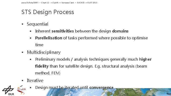www. DLR. de/SART • Chart 13 > CLa. VA > Vanessa Clark • EUCASS