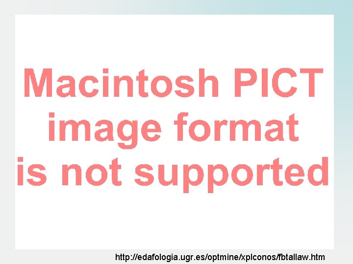 http: //edafologia. ugr. es/optmine/xplconos/fbtallaw. htm 