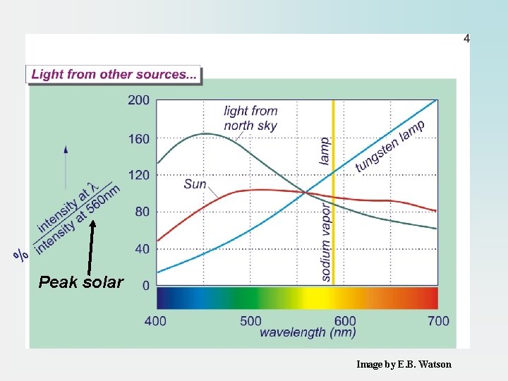% Peak solar Image by E. B. Watson 