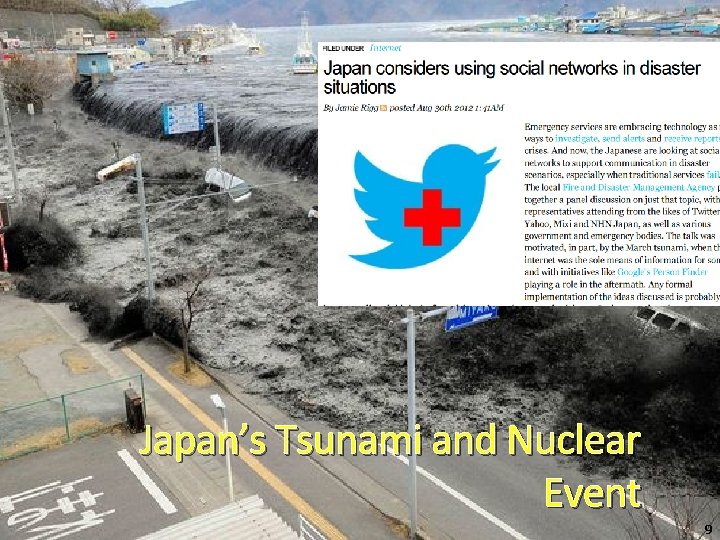 Japan’s tsunami 2011 Japan’s Tsunami and Nuclear Event 9 Japan’s tsunami 2011 Japan’s Tsunami and Nuclear Event 9