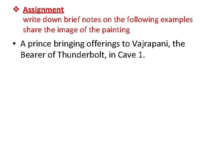 v Assignment write down brief notes on the following examples share the image of