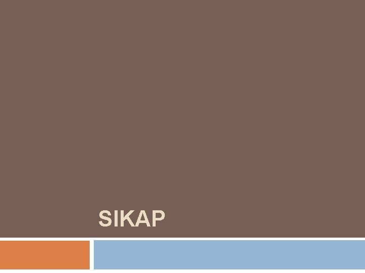 SIKAP 