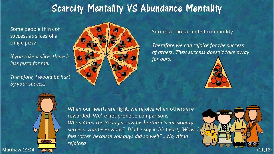 Scarcity Mentality VS Abundance Mentality Some people think of success as slices of a Scarcity Mentality VS Abundance Mentality Some people think of success as slices of a