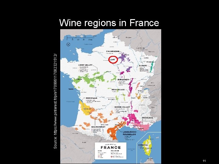 Source: https: //www. pinterest. fr/pin/170996117082321512/ Wine regions in France Agricultural and food Business Oultook