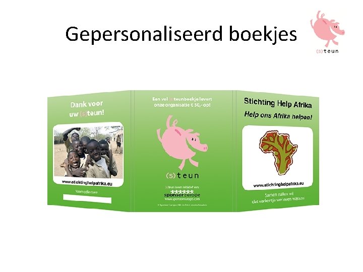 Gepersonaliseerd boekjes 