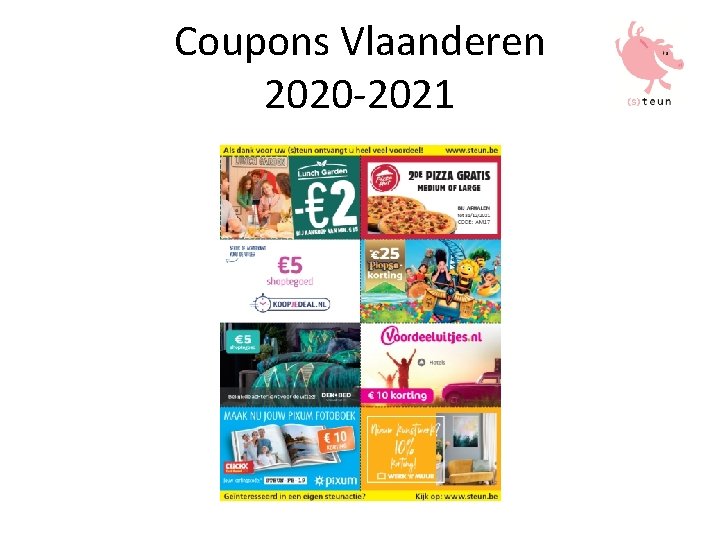 Coupons Vlaanderen 2020 2021 