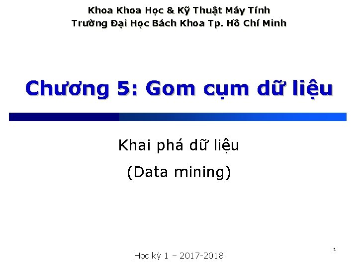 Khoa Học & Kỹ Thuật Máy Tính Trường Đại Học Bách Khoa Tp. Hồ