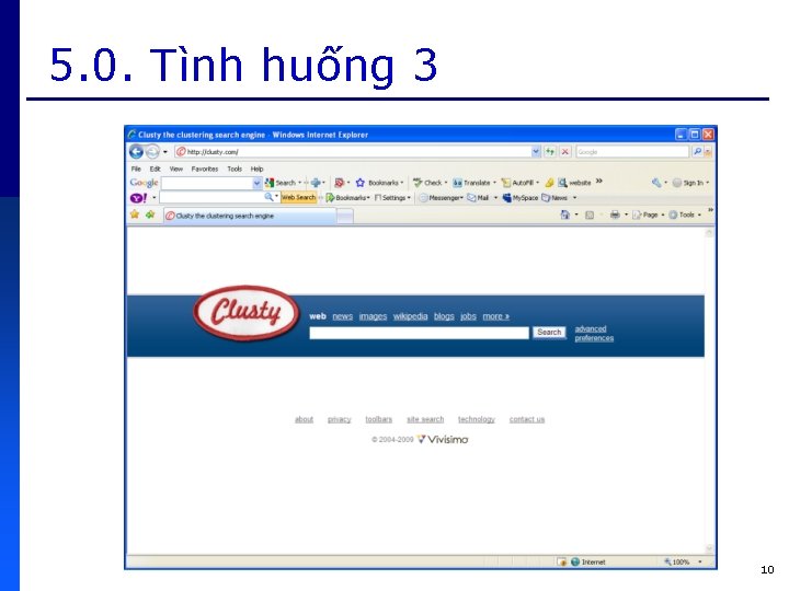 5. 0. Tình huống 3 10 