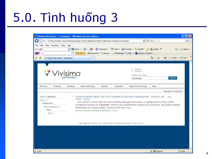 5. 0. Tình huống 3 8 