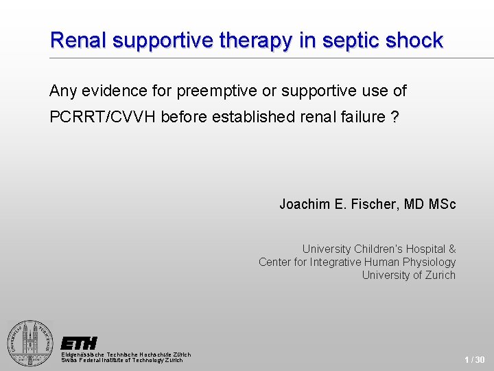 Renal supportive therapy in septic shock Any evidence for preemptive or supportive use of