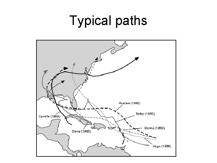 Typical paths 