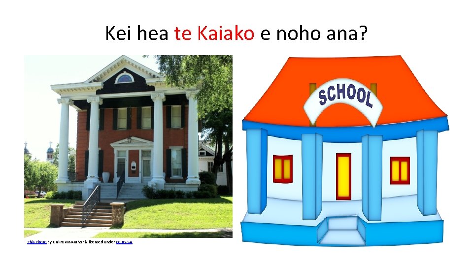 Kei hea te Kaiako e noho ana? This Photo by Unknown Author is licensed
