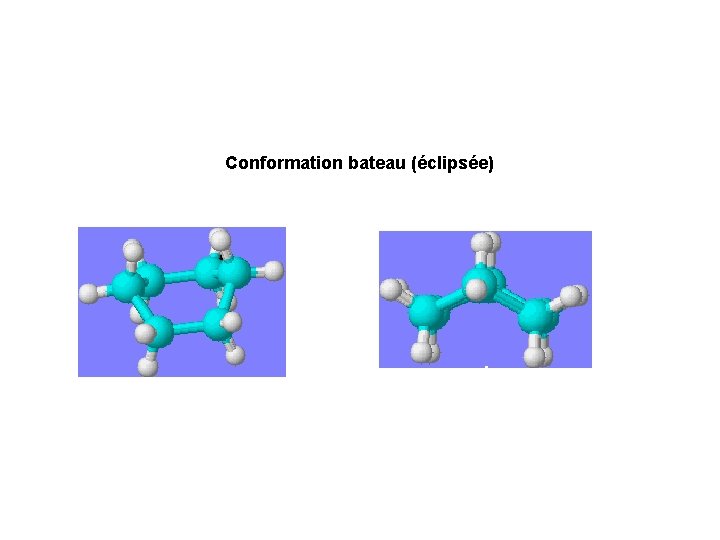  Conformation bateau (éclipsée) 