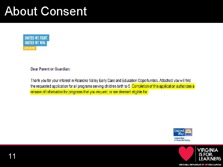 About Consent How about Consent? 11 